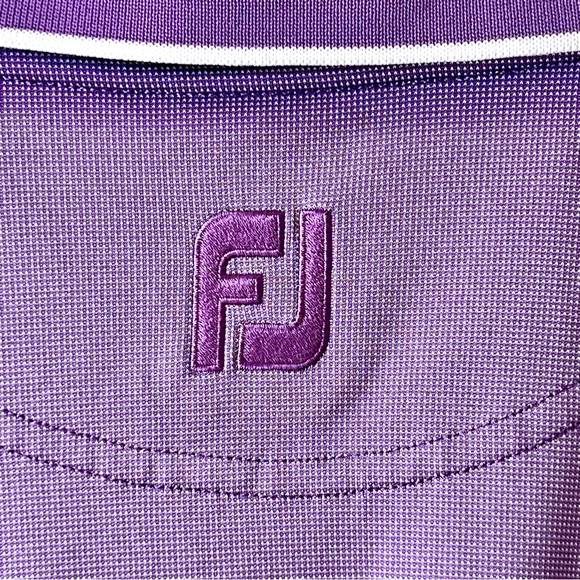 FOOTJOY FJ Men’s Pure Button Short Sleeved Polo Shirt—SZ. M/L - Picture 14 of 16